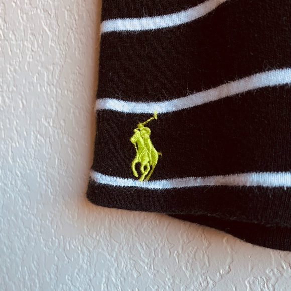 Ralph Lauren Black and White Striped tee XL - Picture 5 of 5